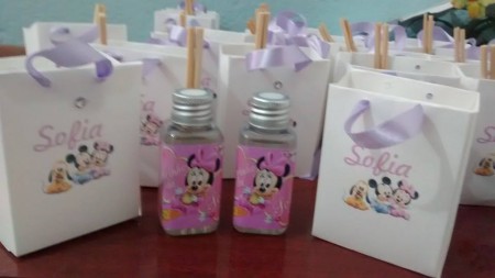 AROMATIZADOR DE AMBIENTES COM SACOLINHA PERSONALIZADA - R$ 3,50 UNIDADE